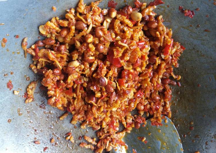 Resep Baru Balado Teri Tempe Sedap Nikmat