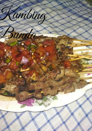 Foto resep Sate Kambing Kuah Kecap