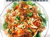 Salad thịt xông khói