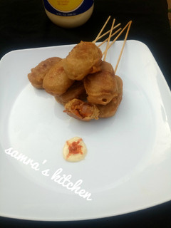 A picture of Delicious and crispy yam roll.