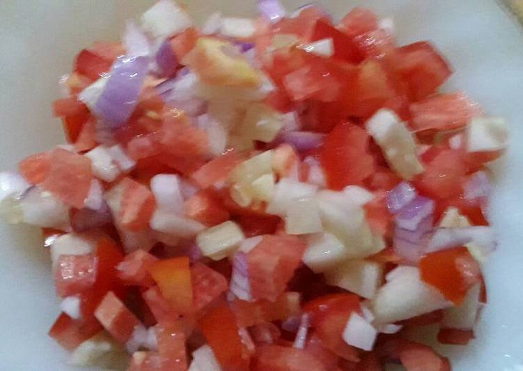 Step-by-Step Guide to Make Speedy Colourful salad