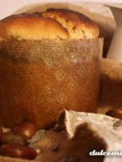 Foto principal de Panettone de castañas y chips de chocolate