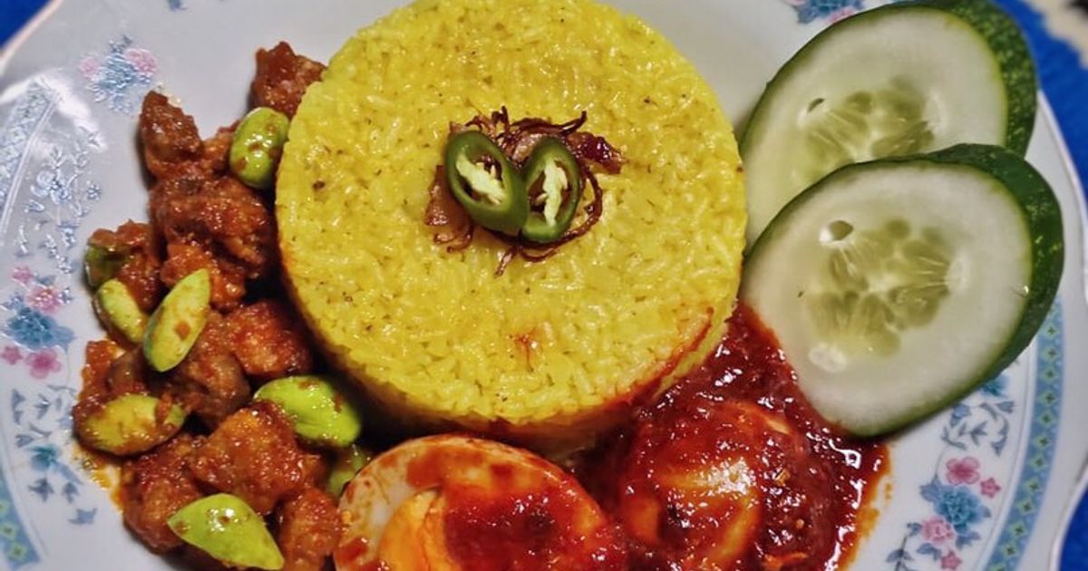 Khas Rice Resep Nasi Kuning Rice Cooker Simple (Khas Banjar) oleh Dapur ala mama ...