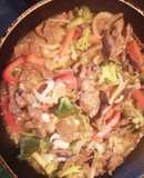 Carne de res con brócoli