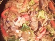 Una foto de bistec de vacuno