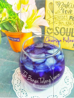 Foto resep Teh Bunga Telang Lemon