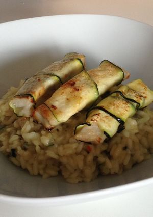 Une photo de Risotto Courgettes