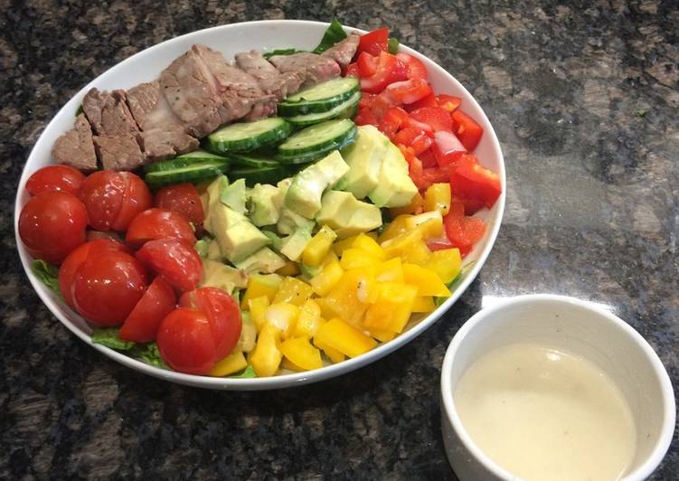 Easiest Way to Prepare Award-winning Steak salad