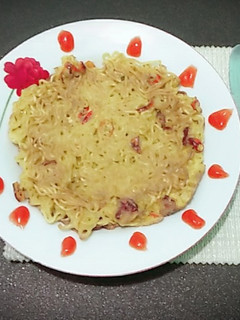 Foto resep Dadar Mie Instant Crunchy
