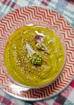 Una foto de Crema de verduras