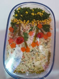 عکسی از دستور سالاد ماکارونی