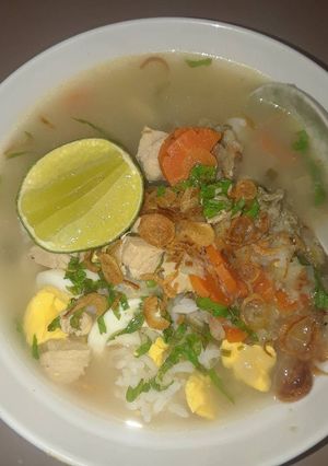 Foto resep Soto banjar / nasi sop banjar