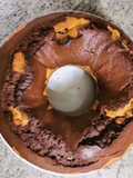 Ciambella bicolore all'acqua