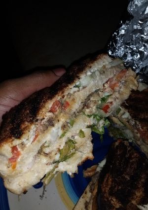 A picture of Grilled sandwich.