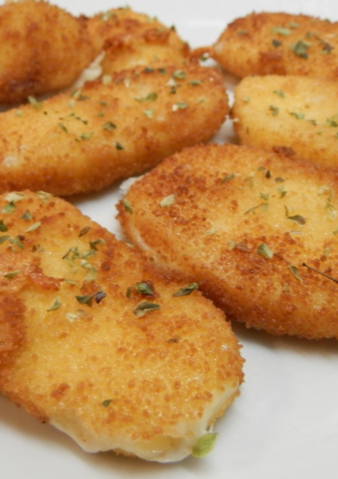 Una foto de Mozarella rebozada