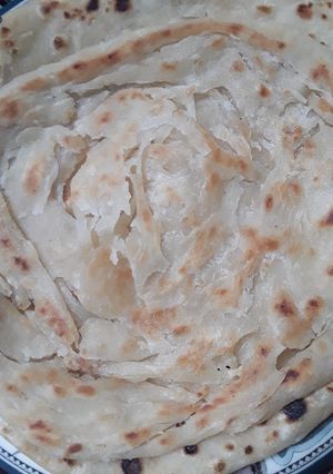 A picture of Layered paratha.