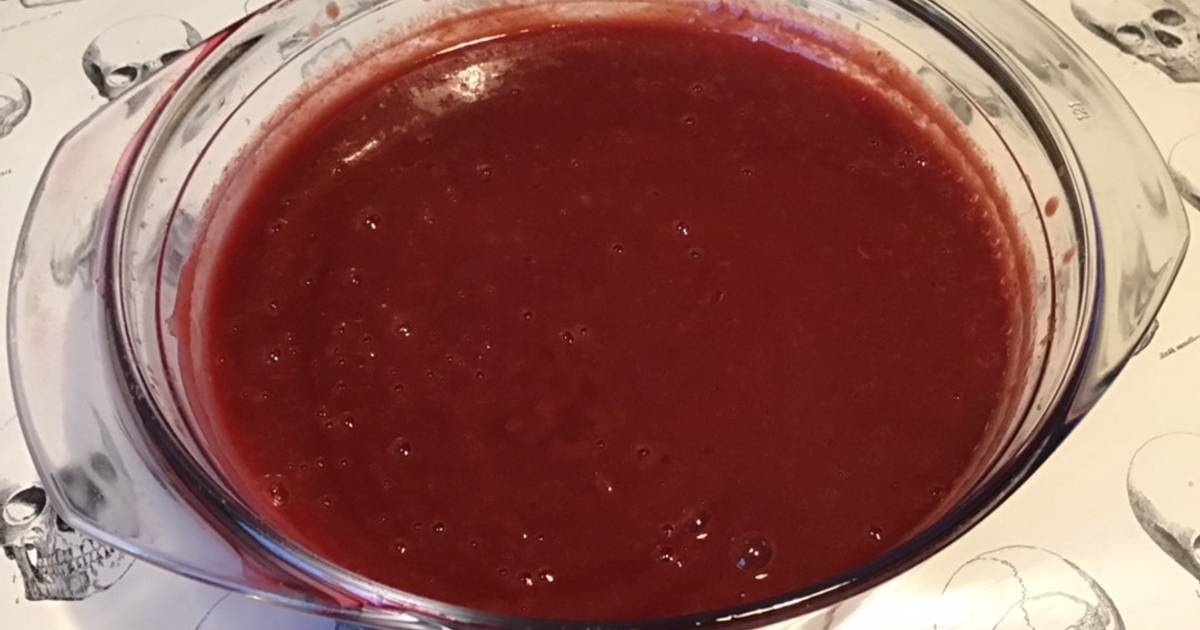 Compote de prunes d ente et pêches de vigne à la vanille de Mila Skull