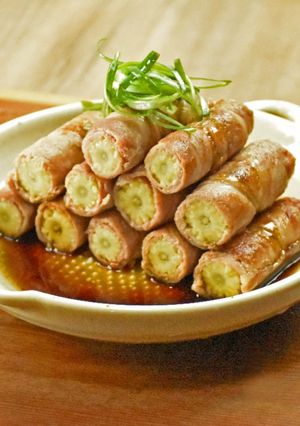 玉米筍肉捲捲 的食譜成品照片