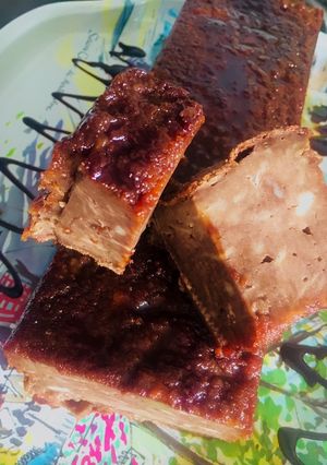 Una foto de BUDÍN DE PAN (al chocolate)🍫😋🍫🤩🍫🎊🍫