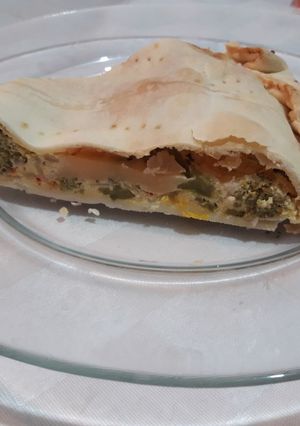 Una foto de Tarta de brócoli riquísima!!
