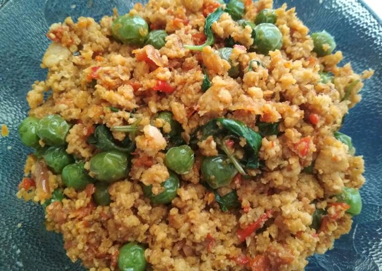 Resep Sayur leunca oncom &amp; daun kemangi Anti Gagal