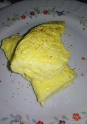 Una foto de Omelette con mi técnica 👩‍🍳day