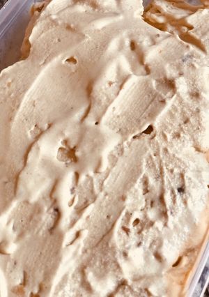 Una foto de Helado de turrón