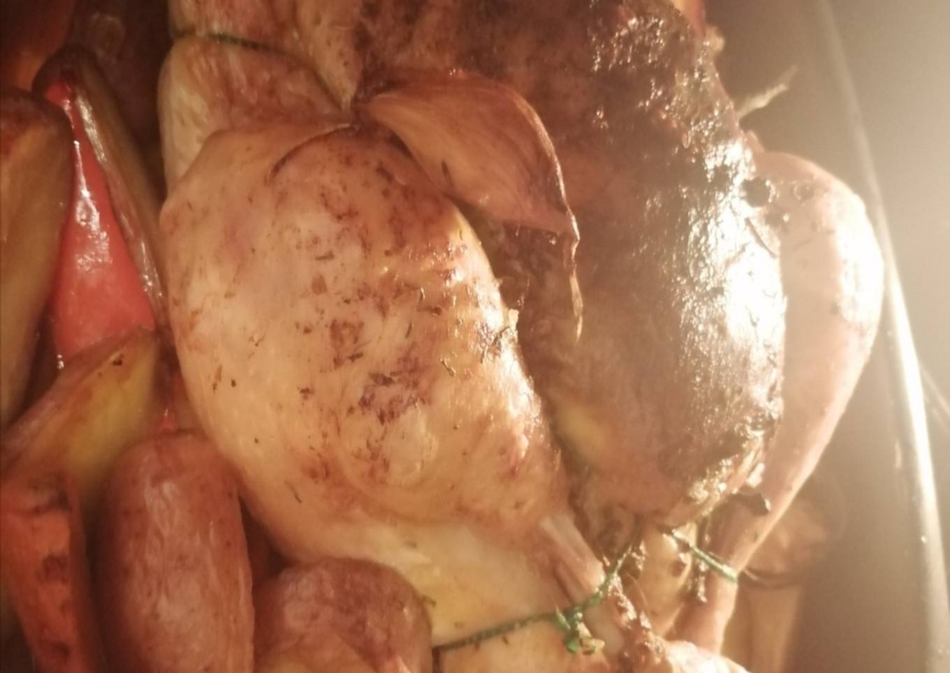 Poulet fermier bio au four façon grand _mère 🐓légumes de saison