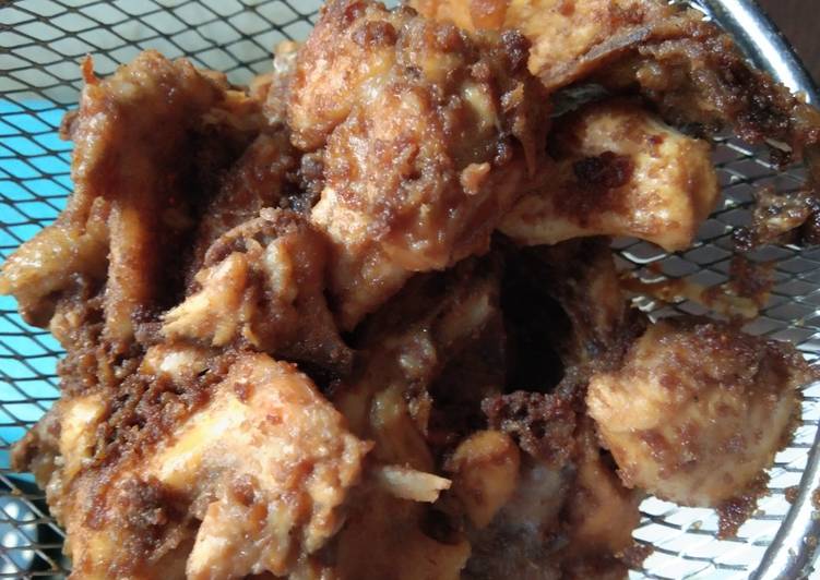 Bagaimana Menyiapkan Resep ayam goreng ketumbar godok👍 Anti Gagal