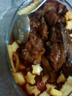 عکسی از دستور خورشت کدو و بادمجان مجلسی