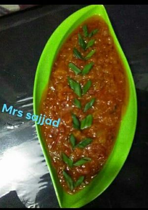 A picture of Tamatr Ki Chatni #SehriContest #CookpadSehri.