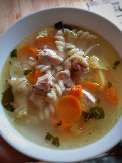 Foto resep Sop ayam makaroni #50
