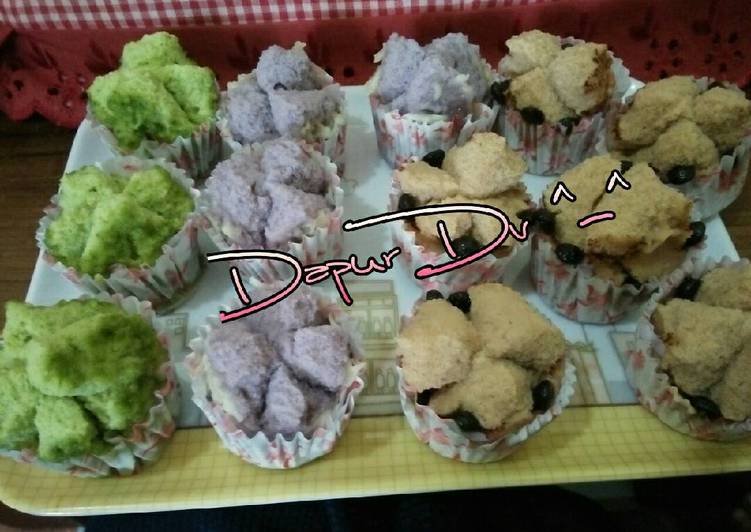 Bahan Membuat Bolu Kukus 3 Rasa yang praktis