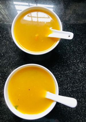 A picture of Ash gourd soup.