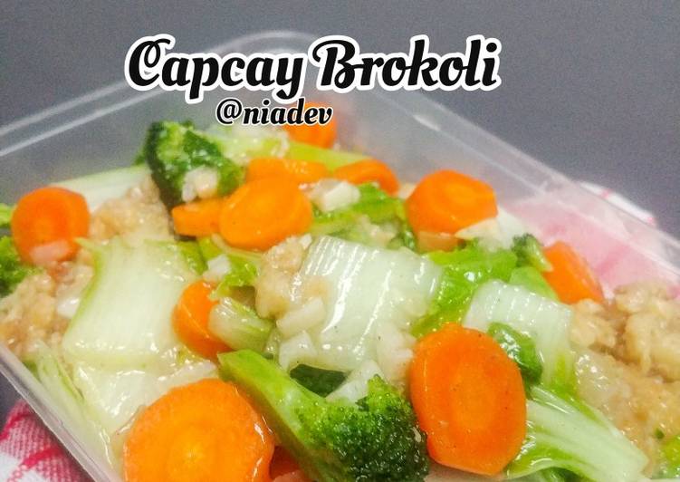 Cara Gampang memasak Capcay Brokoli, Lezat Sekali