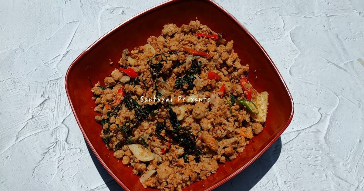 Resep 315 Tumis Oncom Daun Kemangi Oleh Santhywi Priyanto Cookpad