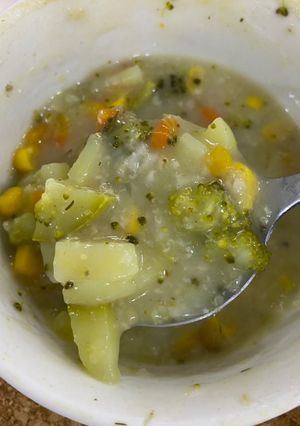 صورة لوصفة شوربه الخضار