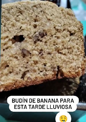 Una foto de Budín de banana integral con nueces ⛈️