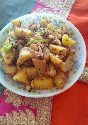 A picture of Sweet potato stir fry.