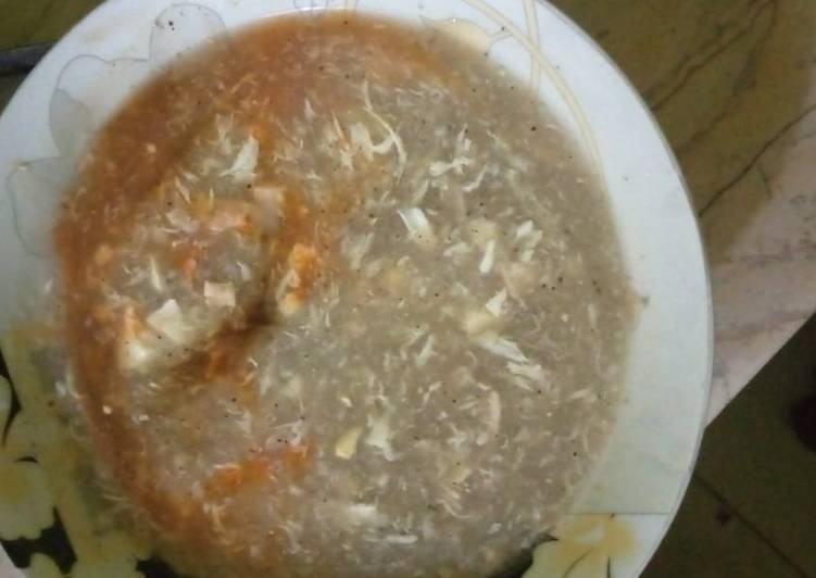 Recipe of Quick Chicken corn soup