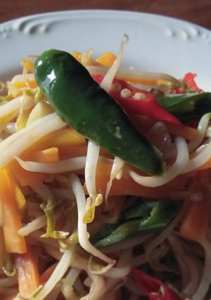 Foto resep Cah Tauge Ikan asin