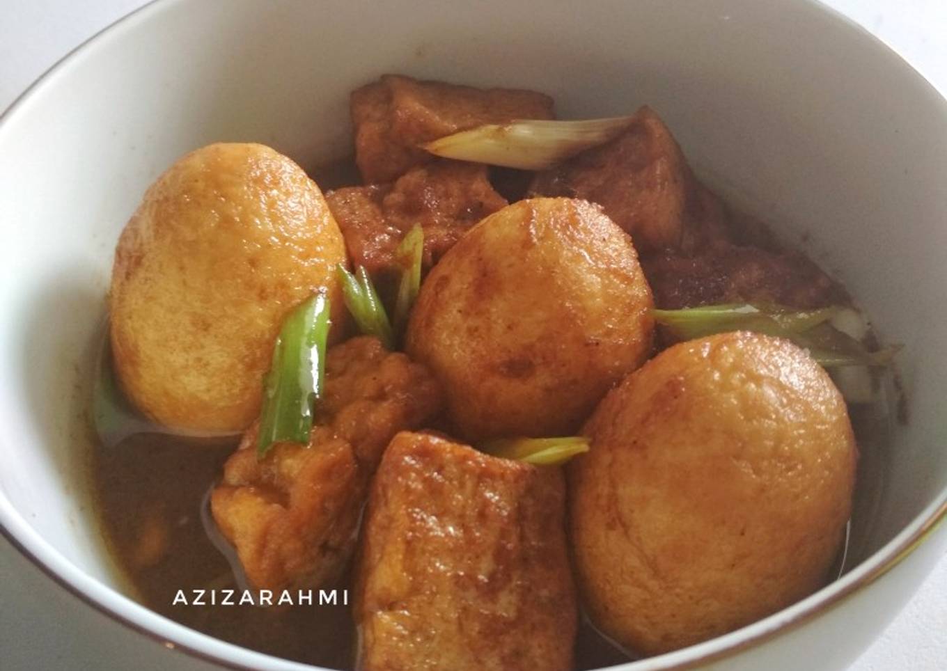 Semur Tahu Telur