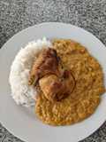 Miga de Pan con Pollo Frito