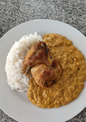 Una foto de Miga de Pan con Pollo Frito