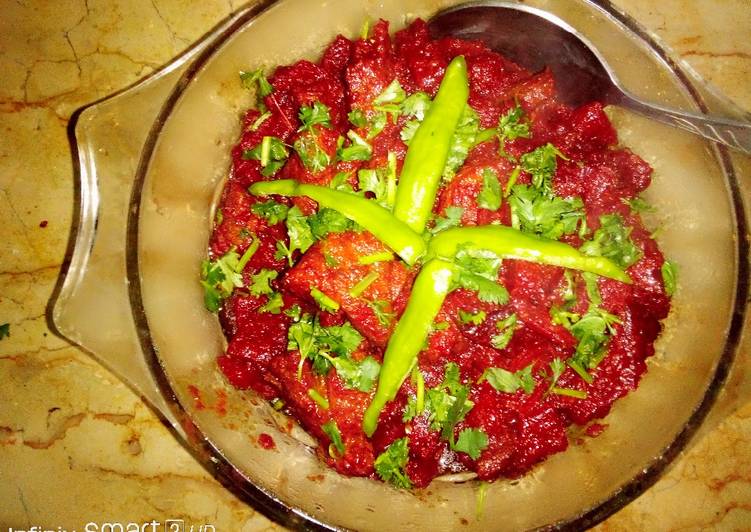 Easiest Way to Make Vegan Chukandar gosht

