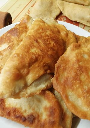 Φωτογραφία της συνταγής Τηγανίτες γεμιστές με τυρί φέτα 👩🍳🧀🥟