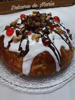 Una foto de Pan dulce de Navidad