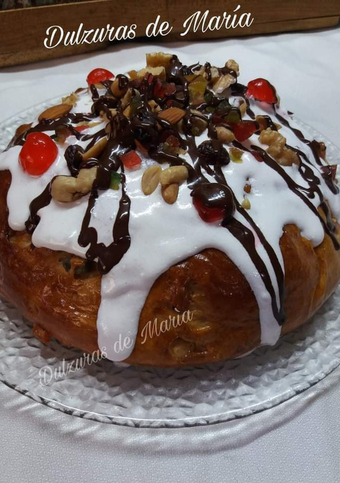Una foto de Pan dulce de Navidad