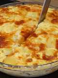 Tarte Rústica de Batatas, Atum e Queijo ao Forno