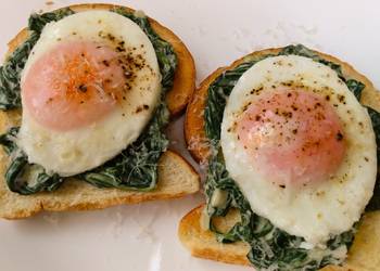 Easiest Way to Make Yummy Florentine eggs on toast